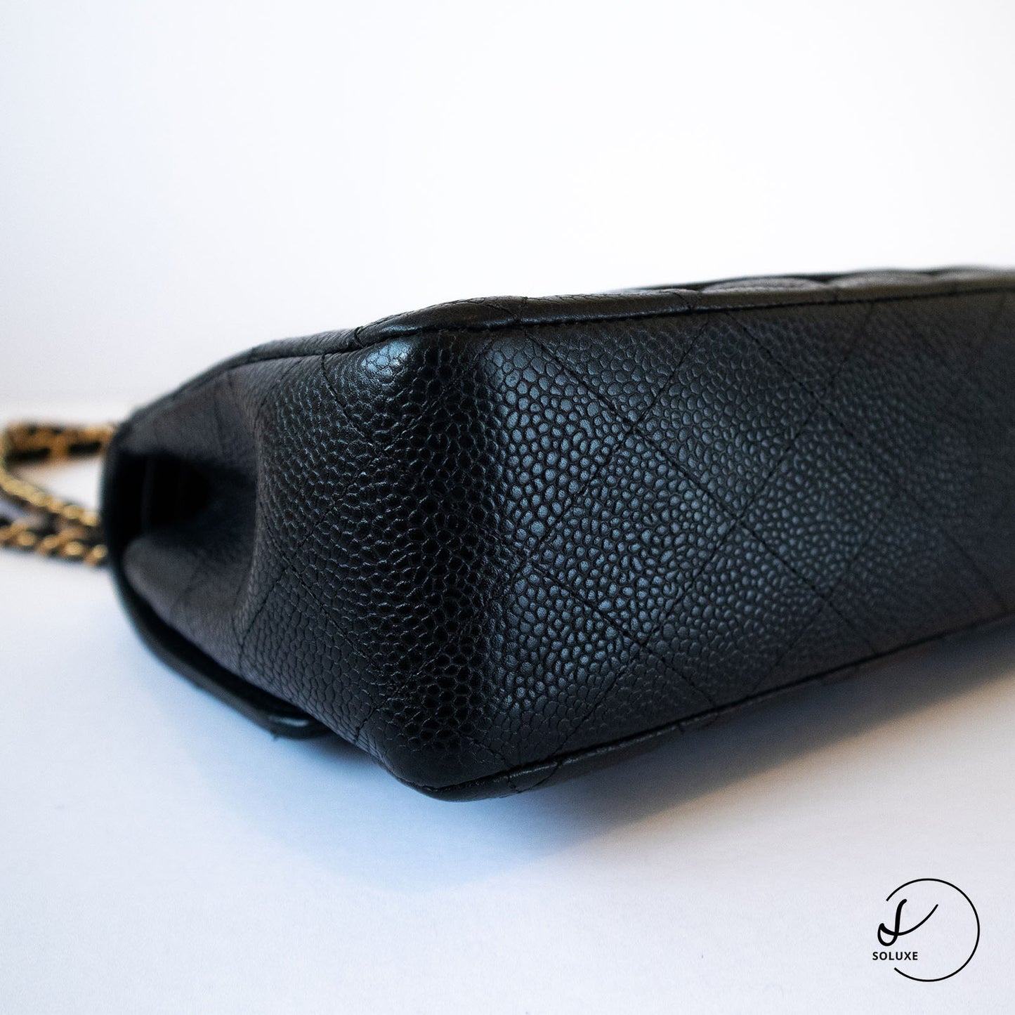 Classic Double Flap Medium Black GHW
