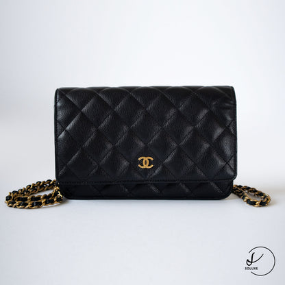 Classic Wallet on Chain Black GHW Special Edition