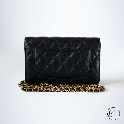 Classic Wallet on Chain Black GHW Special Edition