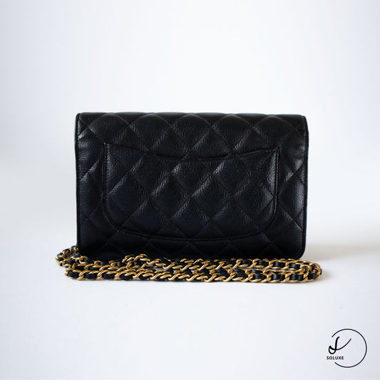 Classic Wallet on Chain Black GHW Special Edition