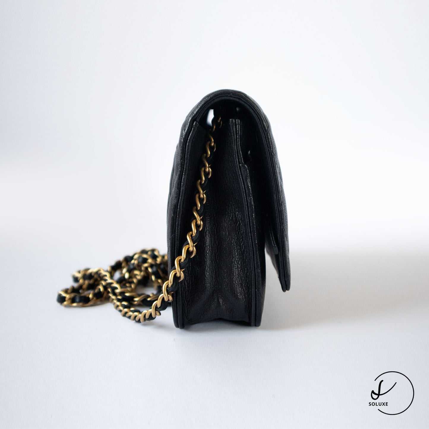 Classic Wallet on Chain Black GHW Special Edition