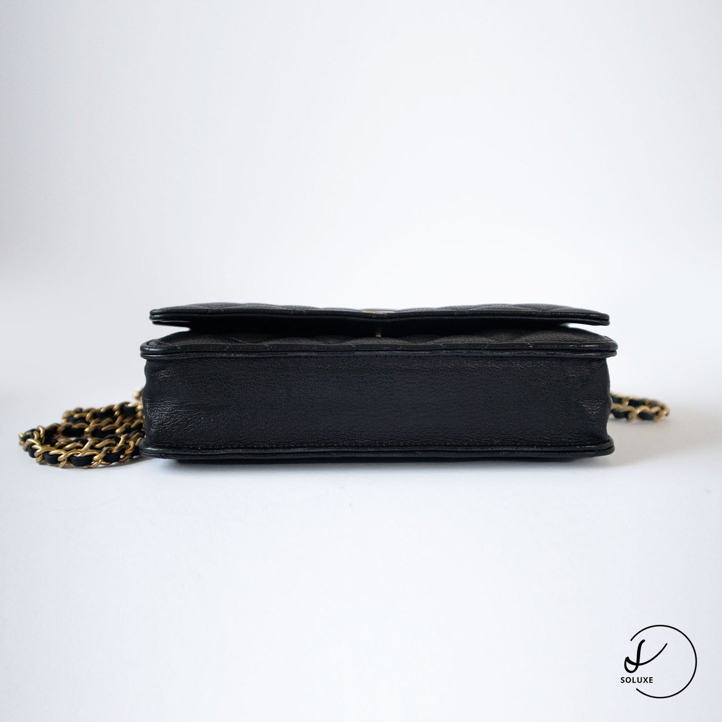Classic Wallet on Chain Black GHW Special Edition