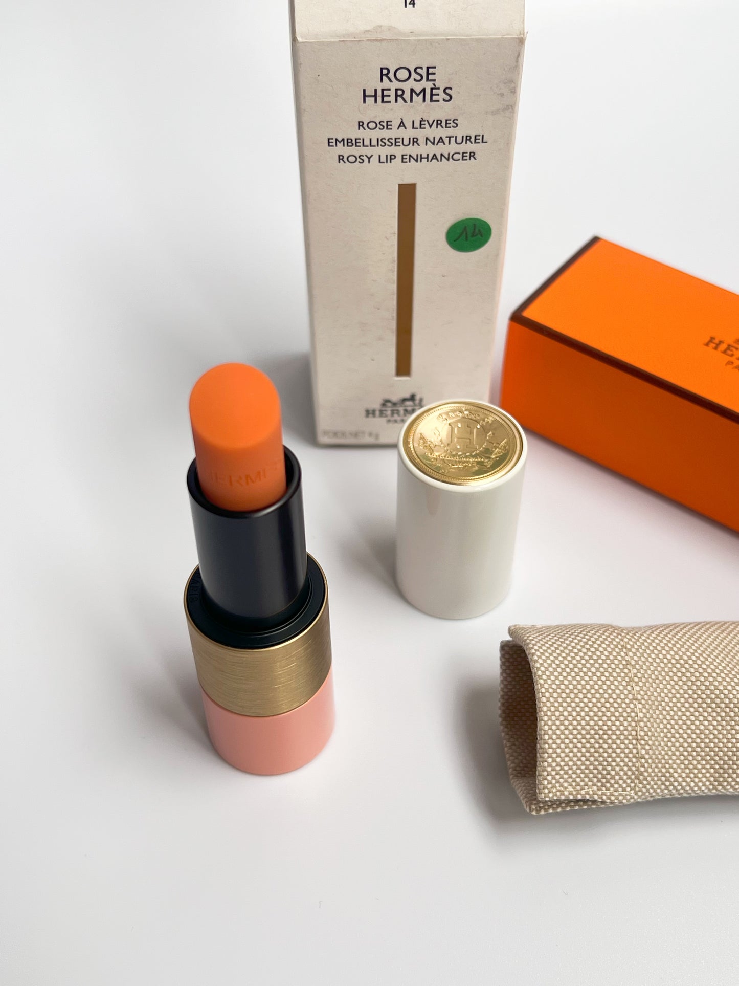 Hermes Lip Enhancer 14 Rose Abricoté