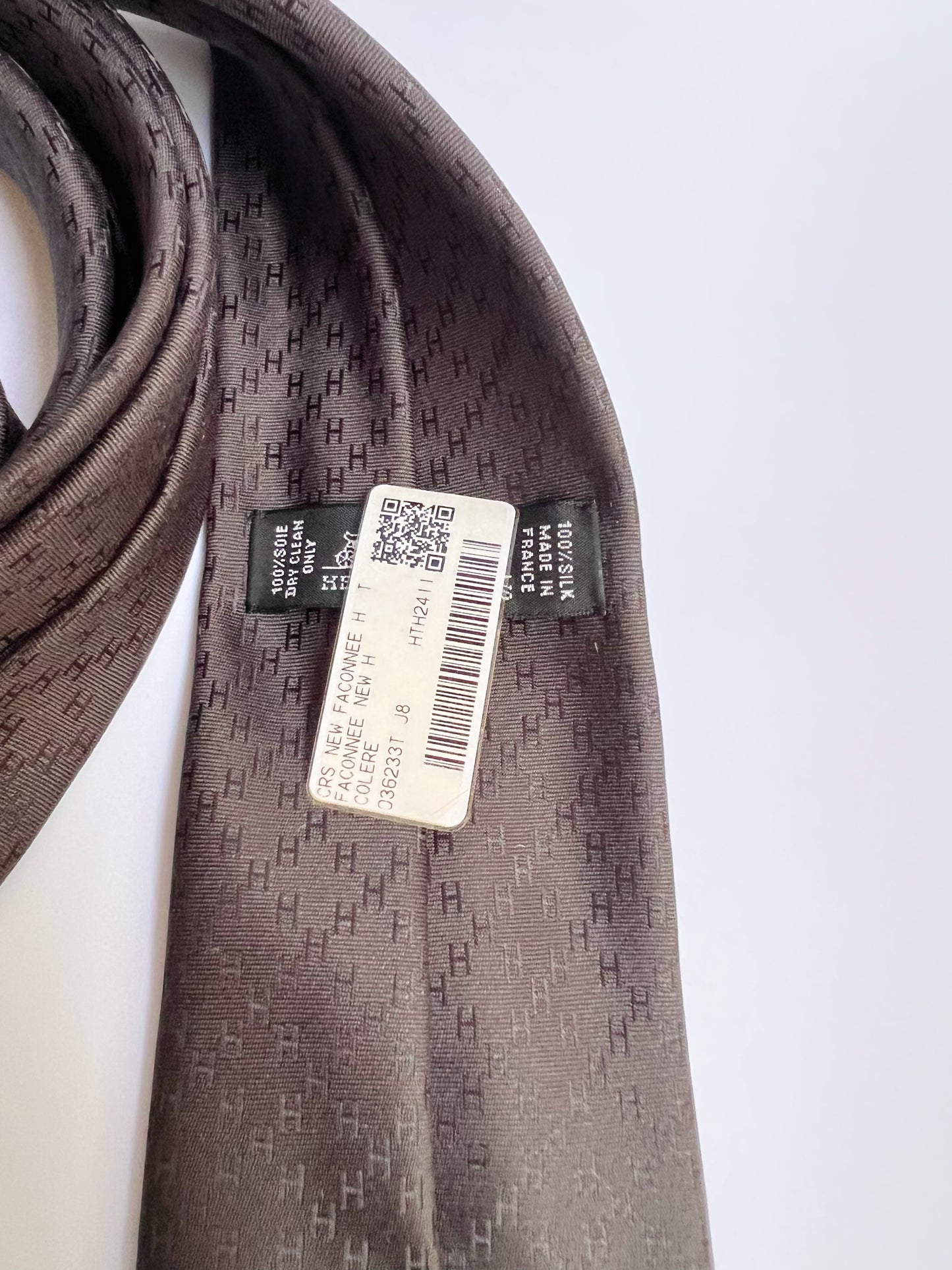 Hermes Necktie Black