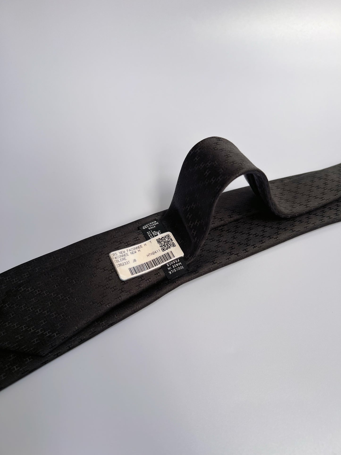 Hermes Necktie Black