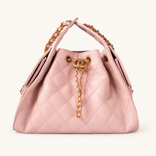 C25 Small Light Pink GHW — product preview on cream background